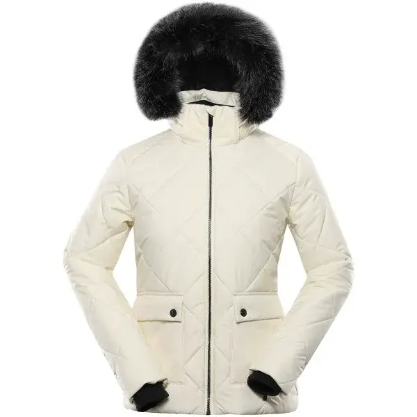 ALPINE PRO LODERA Dámská zimní bunda, béžová, velikost