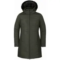 ALPINE PRO NORGA Dámsky prešívaný kabát, tmavo zelená, veľkosť