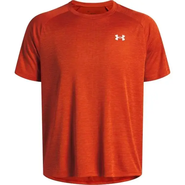Under Armour TECH TEXTURED Pánské triko, oranžová, velikost M