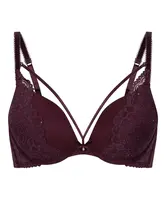 Hunkemöller Podprsenka 'Isadora'  vínovo červená