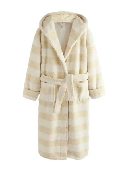 Next Dlhý župan  krémová / biela