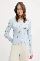 Pyžamové tričko s dlouhým rukávem Abercrombie & Fitch