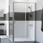 Hüppe Classics 2 posuvné dvere s pevným segm. C25613.055.322