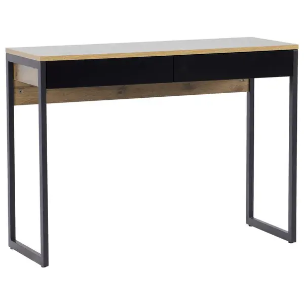 MID.YOU PSACÍ STŮL, černá, barvy dubu, 101.6/76/40 cm