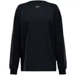 Nike W SPORTSWEAR ESSENTIAL OS LS TEE Dámske tričko, čierna, veľkosť