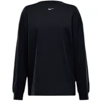 Nike W SPORTSWEAR ESSENTIAL OS LS TEE Dámske tričko, čierna, veľkosť
