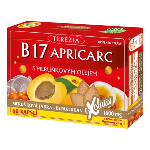 Terezia Company B17 Apricarc s marhuľovým olejom 60 kapsúl