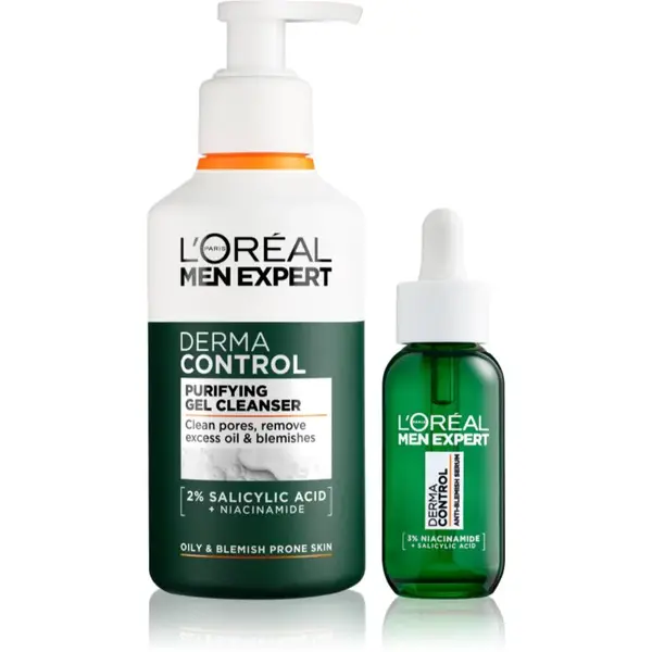 L’Oréal Paris Men Expert Derma Control výhodné balenie proti nedokonalostiam pleti
