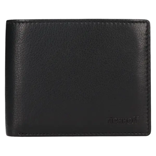 Pánská kožená peněženka Richhoff Kevin - černá