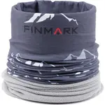 Finmark FSW-114 Multifunkčná šatka, tmavo sivá, veľkosť UNI