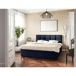 MID.YOU AMERICKÁ POSTEL, 140/200 cm, tmavě modrá