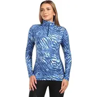 KILPI WILLEA Dámské termo triko s dlouhým rukávem, tmavě modrá, velikost