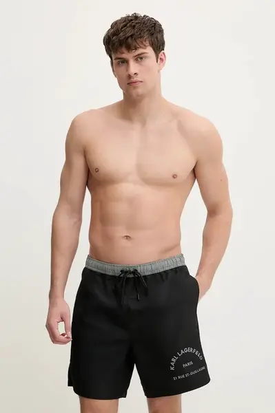 Plavkové šortky Karl Lagerfeld RSG CONSTRAST