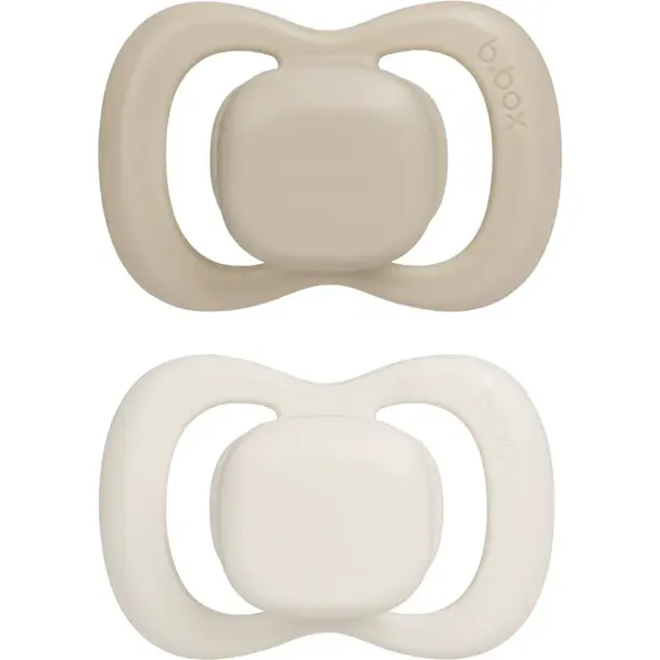 B.Box Natural Rubber 6m+ dudlík Vanilla/Latte 2 ks