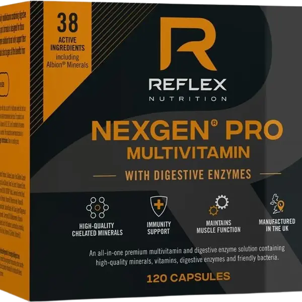 REFLEX NUTRITION Nexgen® PRO + Digestive Enzymes 120 kapslí
