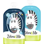 ZEBRA&ME Kapsička na dětskou stravu na opakované použití 2 ks
