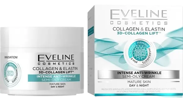 EVELINE 3D Collagen & Elastin Denní/noční krém 50 ml