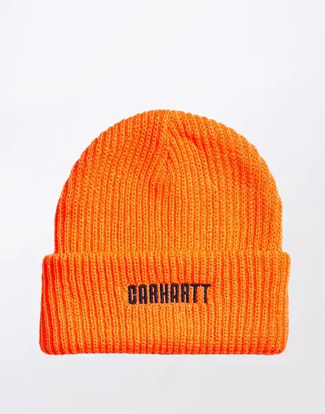 Carhartt WIP Industry Beanie Lumo Orange/Black