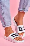 Dámske šľapky Big Star s kontrastným logom