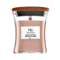 Woodwick Vanilla & Sea Salt vonná svíčka 85 g