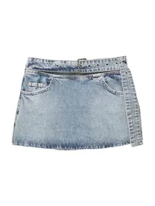 Pull&Bear Sukňa  svetlomodrá