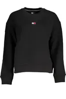 TOMMY HILFIGER MEN'S BLACK ZIPLESS SWEATSHIRT