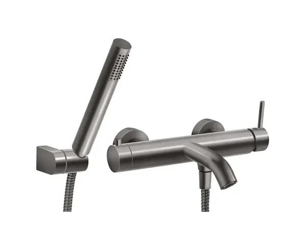 Novaservis Ferro Ciriculus - Vanová baterie s příslušenstvím, gun metal BCK11GM