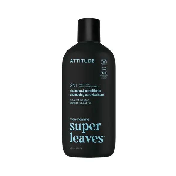 ATTITUDE Pánský šampon a kondicionér 2v1 Eukalyptus & Šalvěj 415 ml