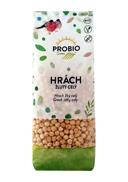 PROBIO Hrách žlutý celý BIO 500 g