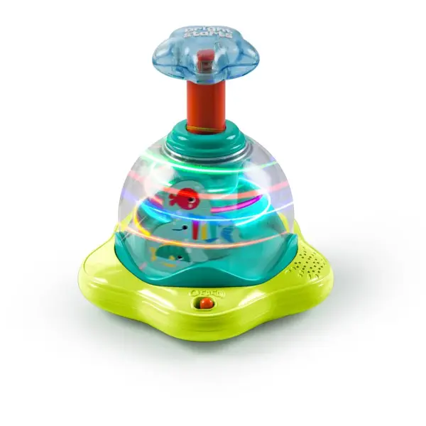 Bright Starts Press & Glow Spinner aktivity hračka s melodií 6 m+ 1 ks