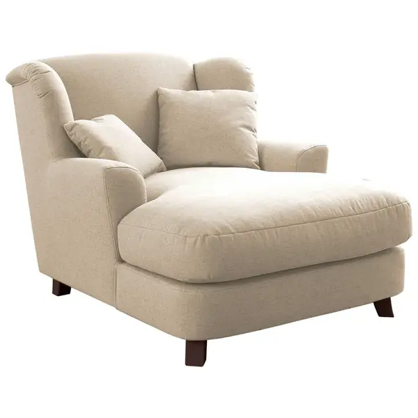 Sit & More XXL KŘESLO, textil, ecru