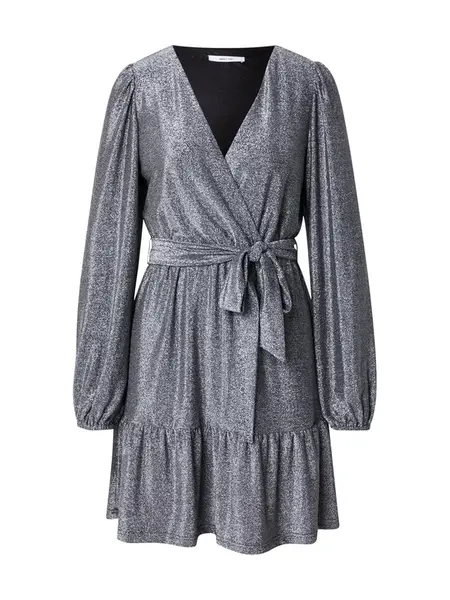 ABOUT YOU Šaty 'Monique'  čierna / strieborná