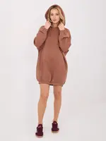 Dámské mikinové šaty s kapucí