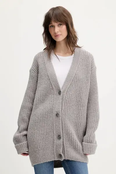 Kardigan s prímesou vlny HUGO Shent