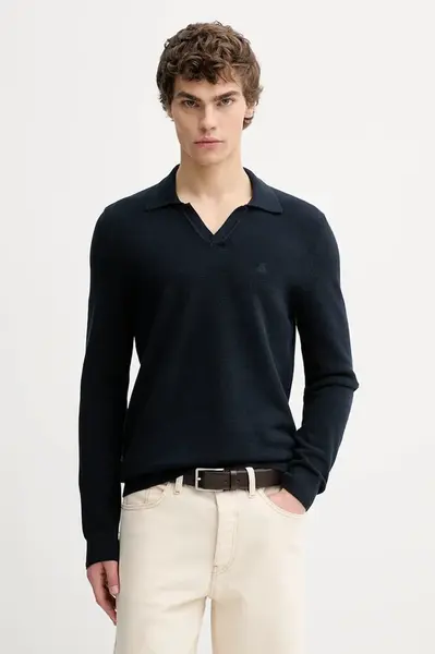 Bavlnené tričko s dlhým rukávom Marc O'Polo