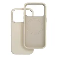 Zadní kryt FORCELL F-PROTECT Frame Premium case compatible with MagSafe pro Apple iPhone Air, anticky bílá