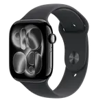 APPLE Watch 11 GPS 46mm Jet Black Aluminium Case with Black Sport Band - S/M
