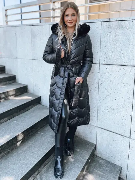 Dámský zimní kabát SCARLET Barva černá DSTREET