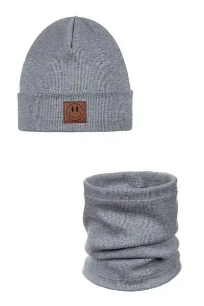 Dětská souprava čepice a nákrčníku Ander SMILE