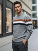 Pánský vzorovaný svetr