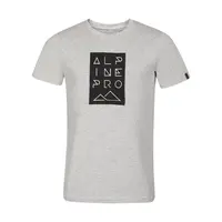 Pánské triko z nemačkavého materiálu alpine pro noger šedá 5xl