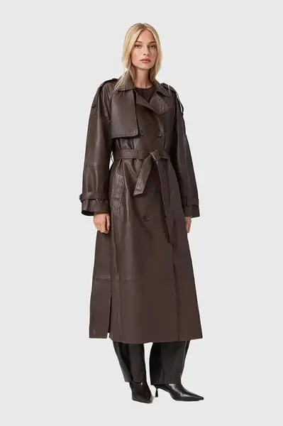 Kožený kabát AllSaints REED