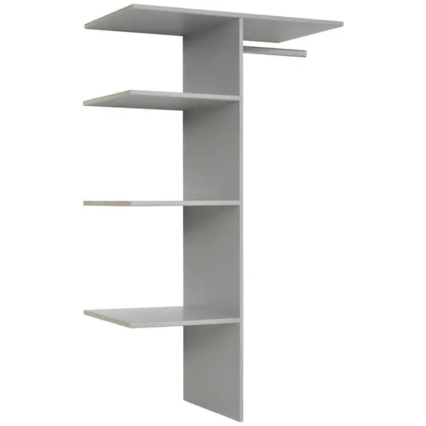 MID.YOU VNITŘNÍ ČLENĚNÍ, šedá, 87/150/50 cm