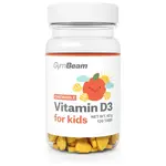 GymBeam ŽVÝKACÍ VITAMIN D3 - 120 TAB - POMERANČ Vitamíny pro děti, , velikost