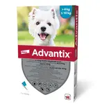 Advantix Spot On roztok pre psy A.U.V. pre psy medzi 4-10 kg (24 x 1,0 ml)
