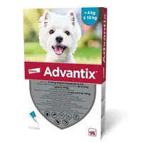Advantix Spot On roztok pre psy A.U.V. pre psy medzi 4-10 kg (24 x 1,0 ml)