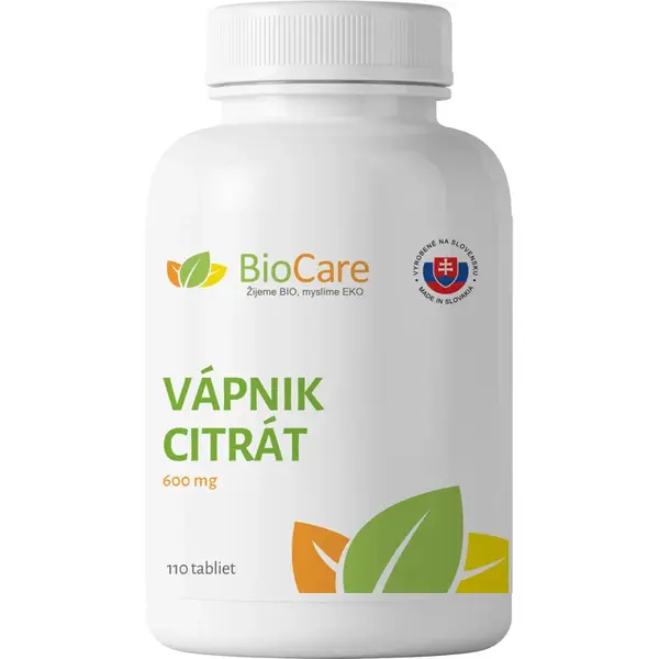 Vápnik citrát 600mg (2×110 tabliet)