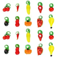 Thanksgiving Charms Lampwork Pendants