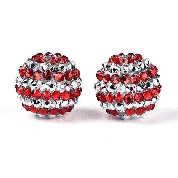 Acrylic with Resin Rhinestone Beads