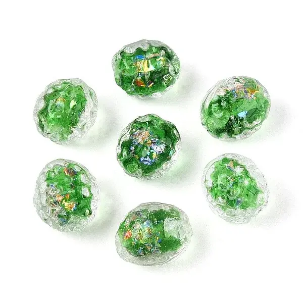 Handmade Foil Glass Beads